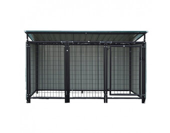 Krytá voliera pre psa 191,5x125x100 - 3