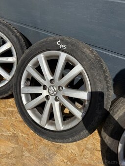 Predám elektrony 5x112 R17 Originál Volkswagen - 3