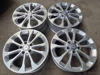 5x112 r17 ET38 x 6,5J elektróny originál MERCEDES + snímače - 3