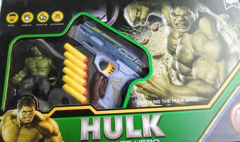 Herný set - Hulk (maska + pištoľ + figúrka). - 3