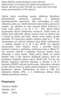 Haibo M 250 24v plus kryt - 3