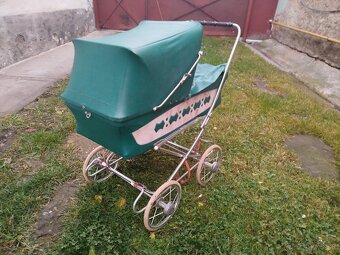 Retro Starý kočiar pre bábiky - 3