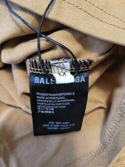 Tričko Balenciaga Veľkosť M Hnedé - 3