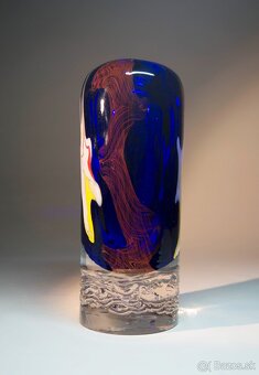 Sklenená váza - B.A.G., Vsetín - 3