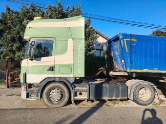 SCANIA R124 4x2 + sklápač KöGEL 35 t – predaj - 3