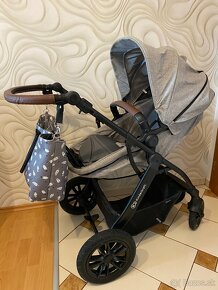 Predám kočík Kinderkraft 3in1 XMOOV Grey 2020 - 3