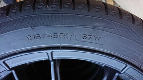 Predám letné pneumatiky Michelin Primacy HP 215/45 R17 - 3