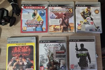 Sony PlayStation 3 320GB + Pohybový ovládač + 6 Hier - 3