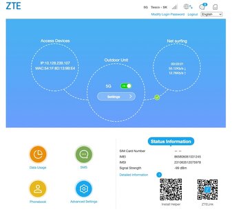 5G vonkajšia anténa na SIM kartu - NEBLOKOVANÁ - 3