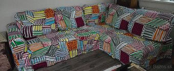 rohová rozkladacia sedačka - 3