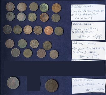 Zbierka mincí - Rakúsko Uhorsko + svet Nemecko a iné - 3