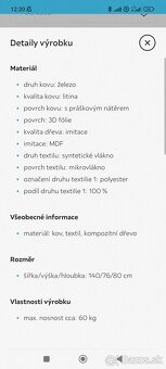 Jedálenský stôl 140x80 - 3