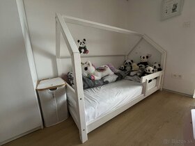 Domčeková postel Benlemi s matracom biela - 3
