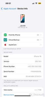 Vymením IPhone 16 128Gb za iPhone 15 Pro - 3
