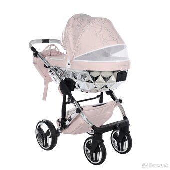 Kočík Junama Heart Pink Silver 2025 - 3