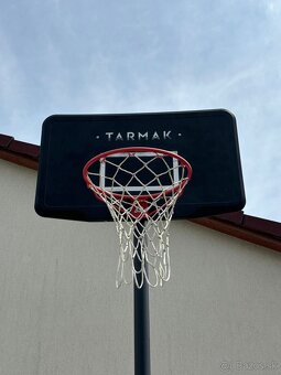 Basketbalový kôš B100, nastavitelný stojan 220-305cm, čierny - 3