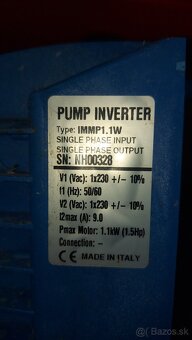 Predam frekvencny menic 1,1 kw - 3
