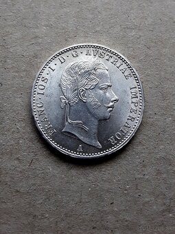 1/4 zlatník 1858 A, top stav - 3