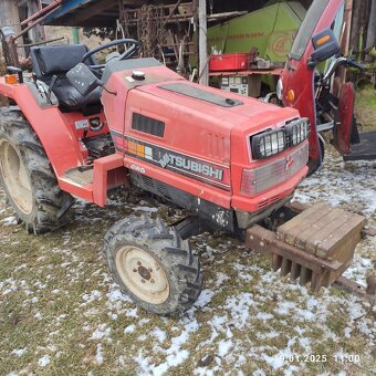 malotraktor Mitsubishi 4x4 15hp + rotavator - 3