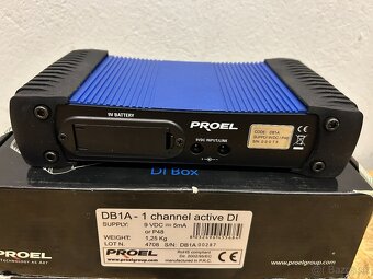 Proel DI-box DB1A - 2 ks. - 3