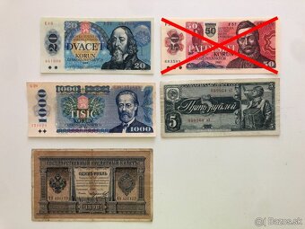 Staré bankovky - 3