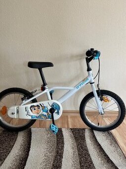 Detský bicykel 16”+kolobežka+chrániče na odrážadlo - 3