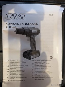 Aku uťahovačka a vŕtačka - 3