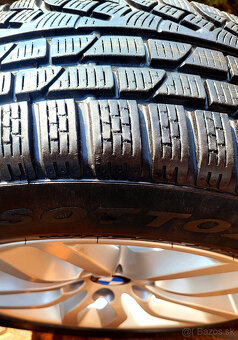 alu R17 5x120, zimné pneu Pirelli 225/60, BMW X3 - 3