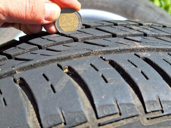 Predám letné pneumatiky 185/65 R14 na hliníkových diskoch - 3