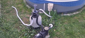 Predám bazén Azuro vario - priemer 3,6m + doplnky nakomplet - 3