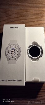 Predám Galaxy watch8 classic strieborné LTE 46mm - 3