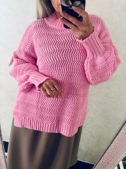 Damsky pulover babypink - 3