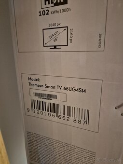 Thomson  smart  tv 65" nový - 3