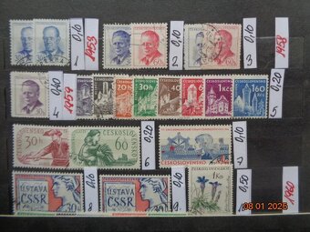 Poštové známky - ČESKOSLOVENSKO - 14 FOTO - 3
