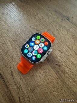 Inteligentné hodinky Ultra Watch 2 Titanium - oranžové - 3