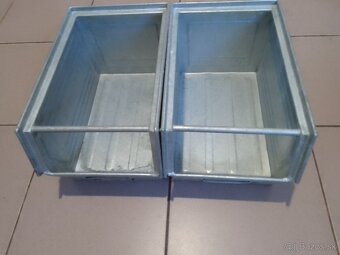 Plechové pozinkované prepravky/boxy/. - 3