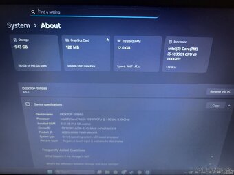 Lenovo V15  Intel i5 10gen 12GB RAM - 3