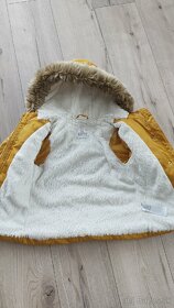 Zimná bunda pre dievčatko veľkosť 92 - 3