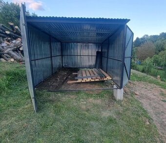 Plechová garáž 3x5m - 3