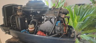 Dva lodné motory Evinrude 40hp, el.štart - 3