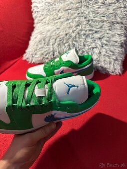 Nike Air Jordan 1 Low - bielo/zelené - veľkosť 44 - 3