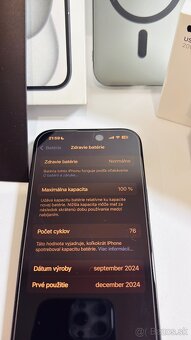 iPhone 15 128 GB Black – TOP stav, 100 % batéria, Alza + App - 3