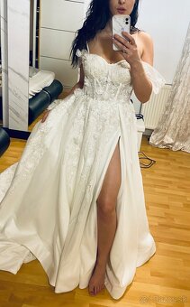 Jedinečne svadobné šaty - 3