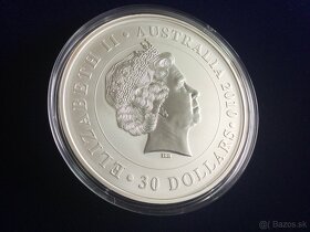 1 kg stříbrná mince koala 2010 - originál - 3