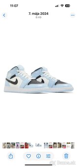 Air Jordan 1 Mid Ice Blue - 3