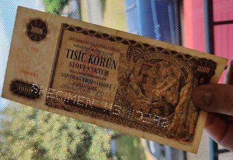 1000 ks, 1940, Ol, Slovenský štat, SPECIMEN - 3