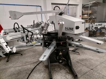 Automatický sieťotlačový karusel + sušiaci tunel + flashka - 3