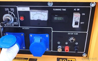 Mobilné osvetlenie/generátor(elektrocentrála) TEKPAC 5,5 kVA - 3