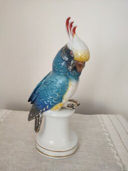 Ens Volkstedt veľký papagáj porcelánová soška 33 cm

 - 3