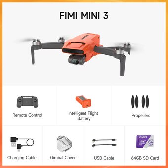 Nový dron Xiaomi FIMI X8 MINI 3 - 4K - 3